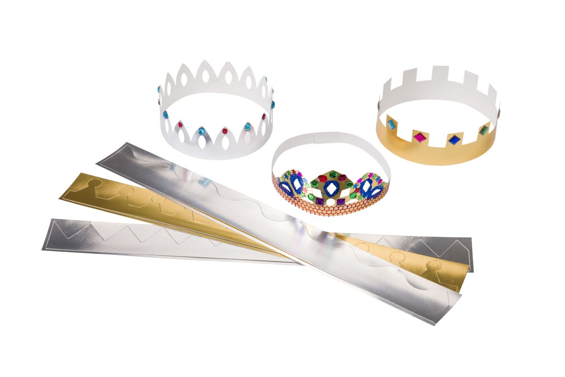 Eduplay Metallic Kronen 12er Set