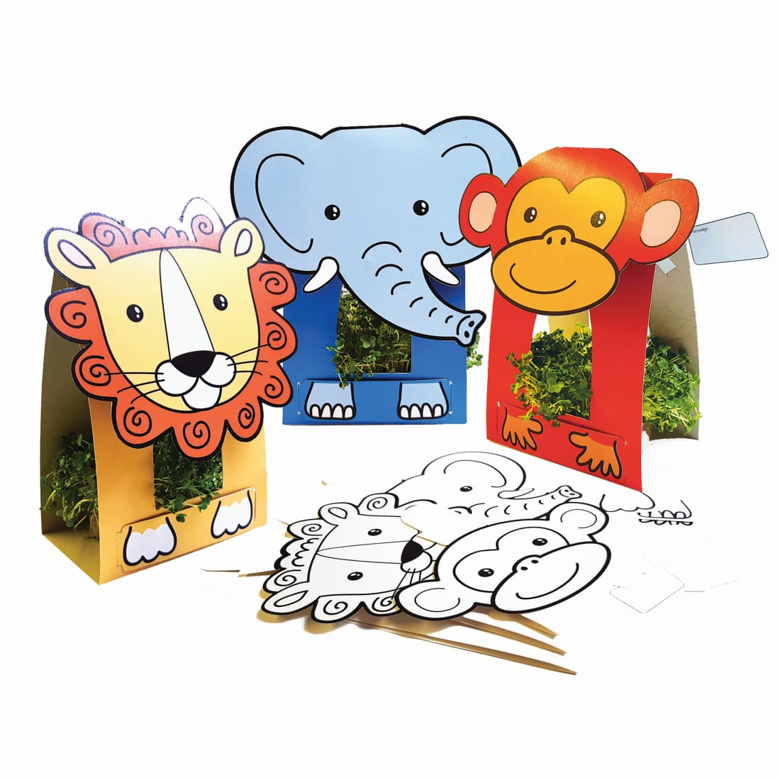 Eduplay Pflanzaufsteller Dschungel 3er Set