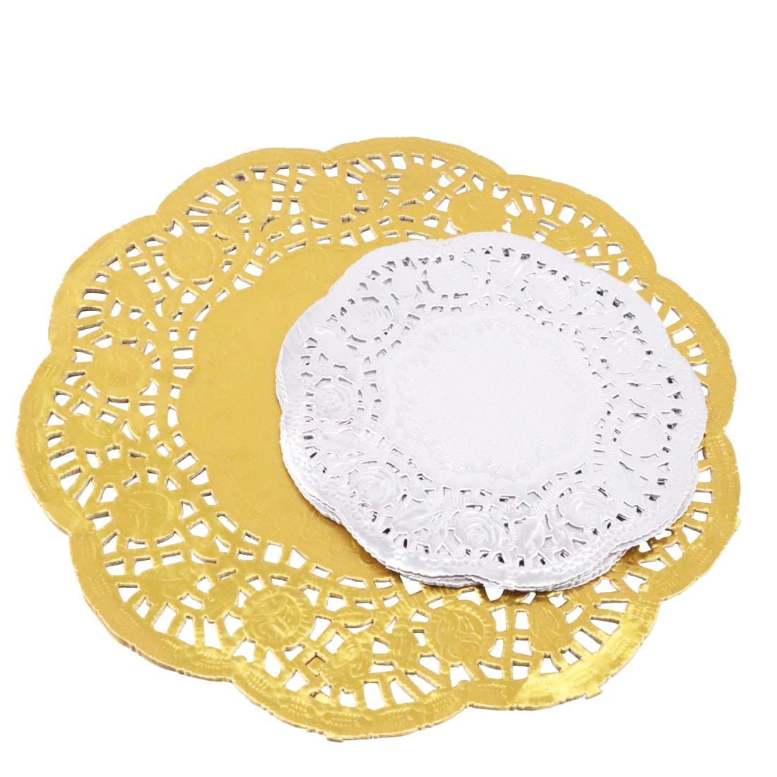 Eduplay Spitzendeckchen 40er Set Silber und Gold