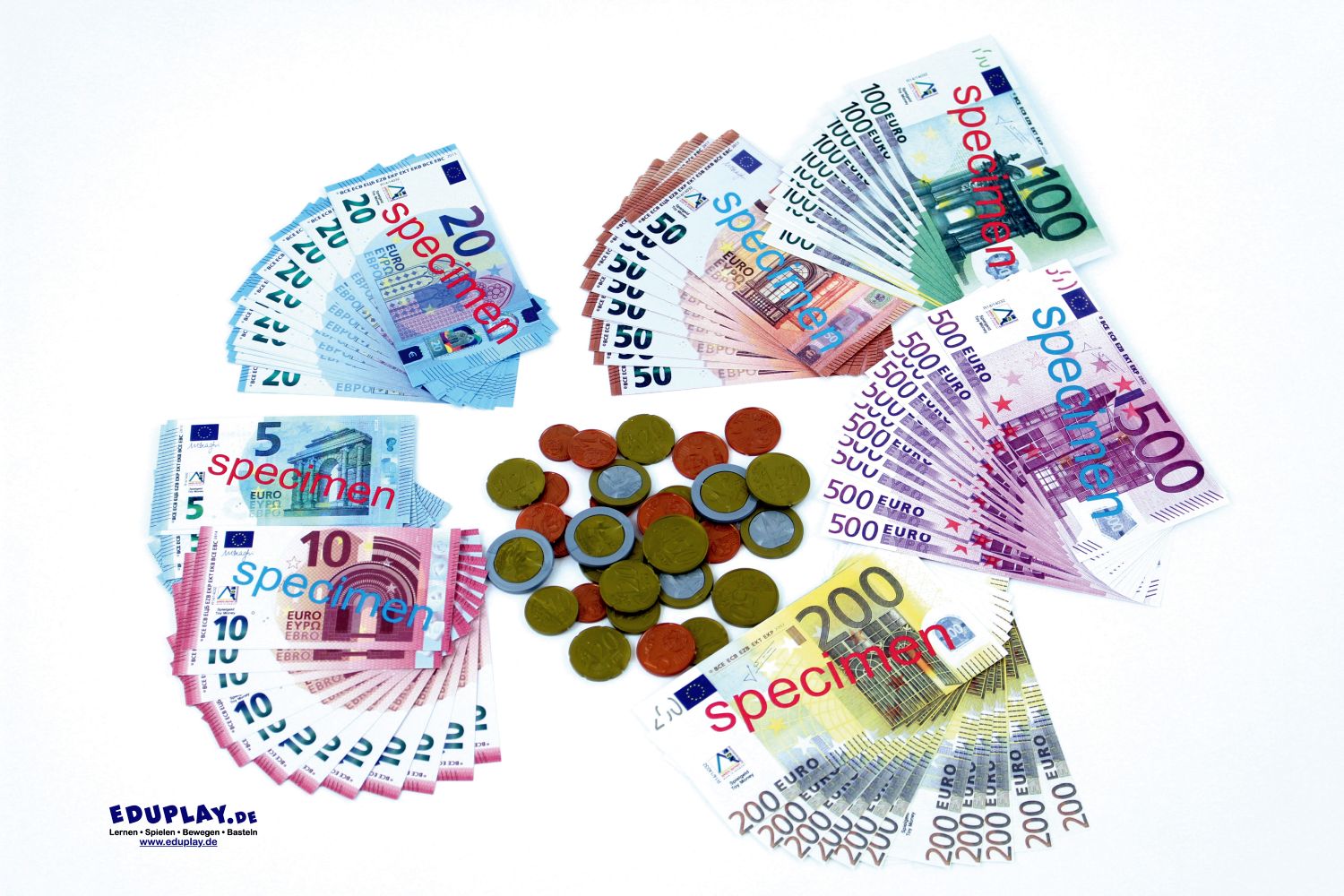 Eduplay Spielgeld Euro 114 Teile
