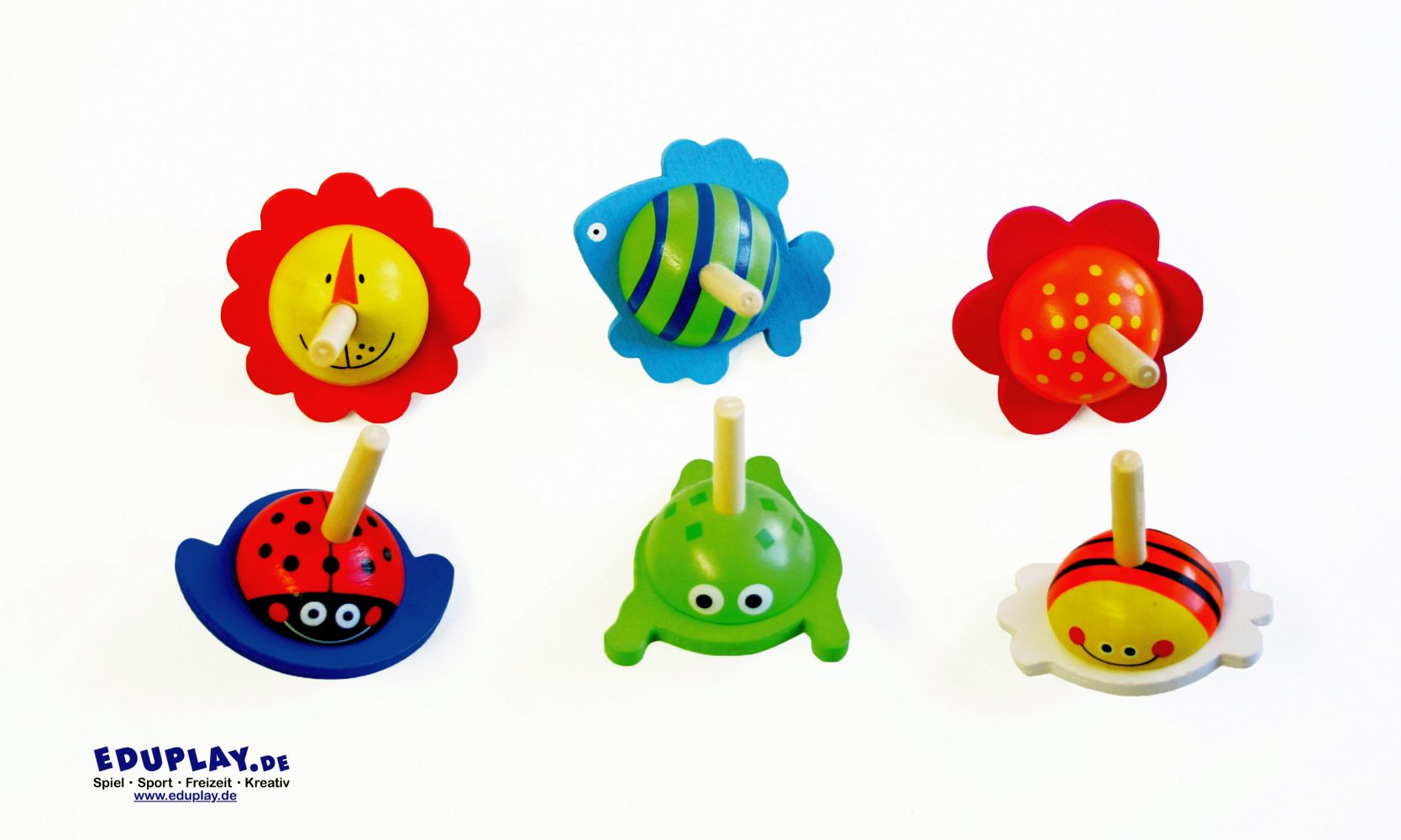 130177_1 Eduplay Kleiner Tierkreisel Aus Holz