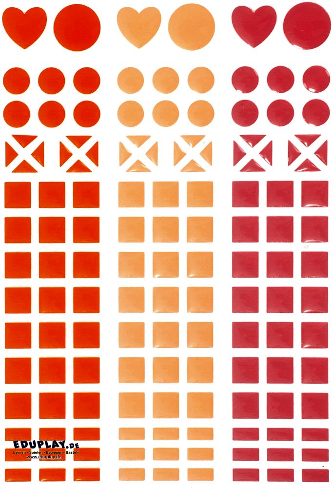 Eduplay Mosaik-Sticker Rot